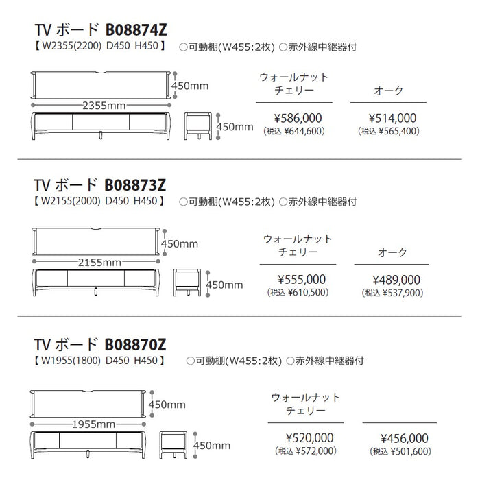 冨士ファニチア　ニコ　テレビボード　サイズ・プライス1