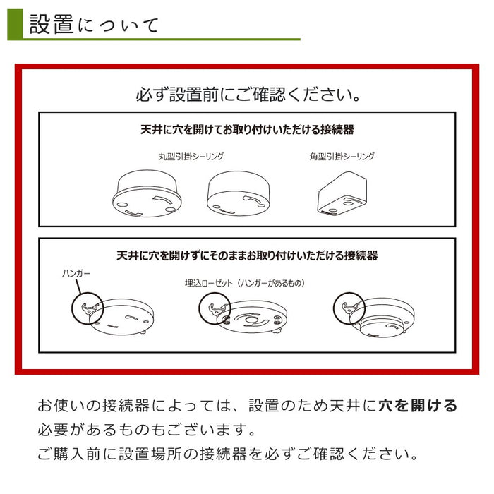 設置について