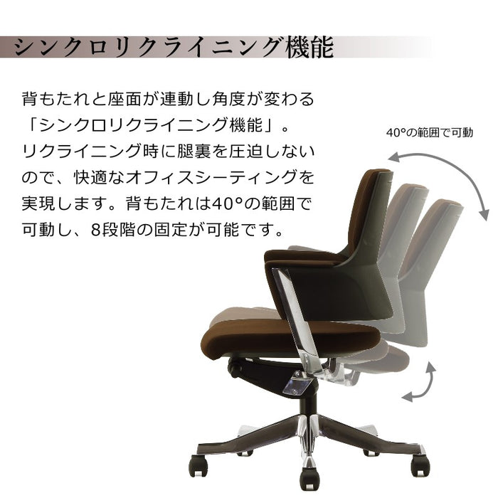 シンクロリクライニング機能