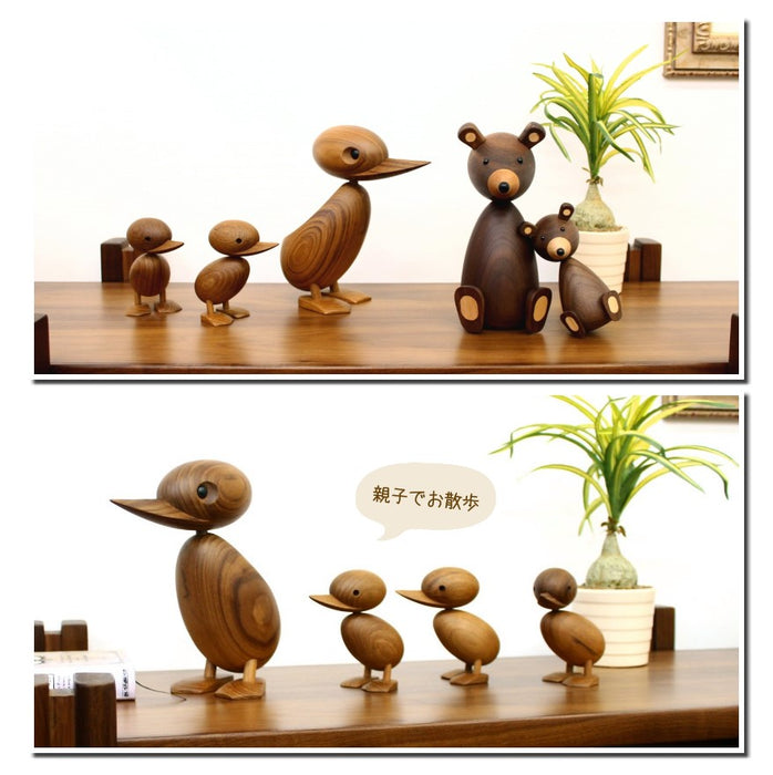 木製オブジェ　ダック
