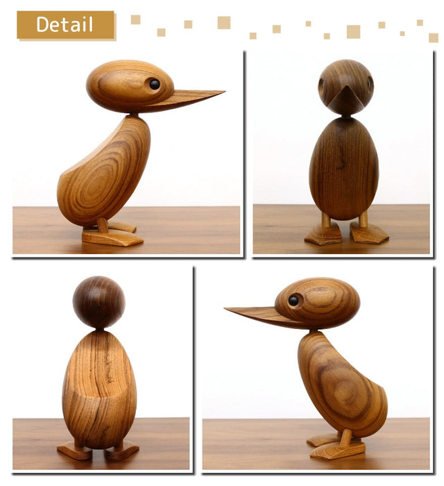 木製オブジェ　ダックの詳細