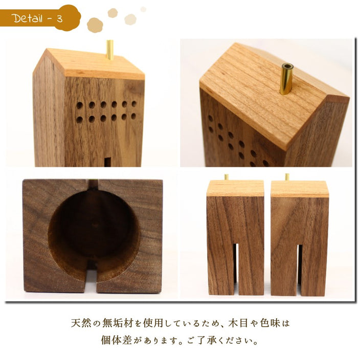木製飾り香炉　小さなおうち4の詳細