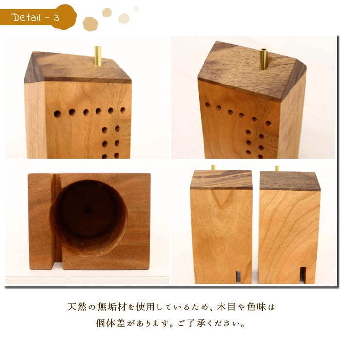 木製飾り香炉　小さなおうち5の詳細
