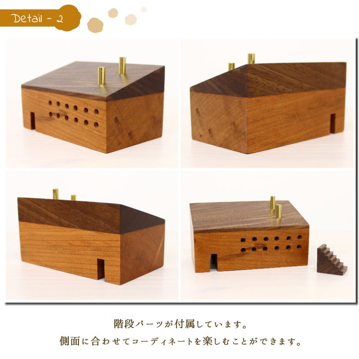 木製飾り香炉　小さなおうち6の詳細