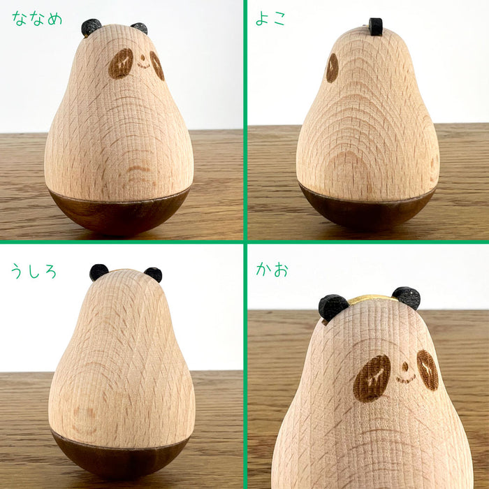 木製 置物 起き上がりこぼし アニマル 木のおもちゃ 北欧 インテリア 雑貨 オブジェ 木製玩具 wd-26