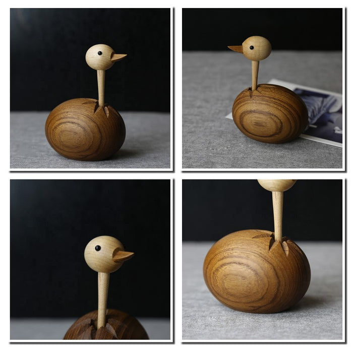 木製オブジェ　オーストリッチ