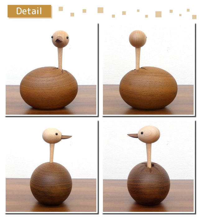 木製オブジェ　オーストリッチ