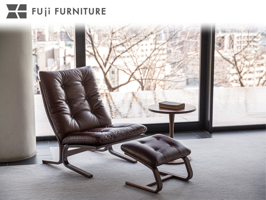 冨士ファニチア 富士ファニチャー [ Agio アージオ ] スツール オットマン [ 張り込み ] 足置き イス 椅子 オーダーメイド ウォールナット チェリー オーク 本革 レザー 布 日本製 インテリア 軽量 リビング 北欧モダン 国産家具 X02270