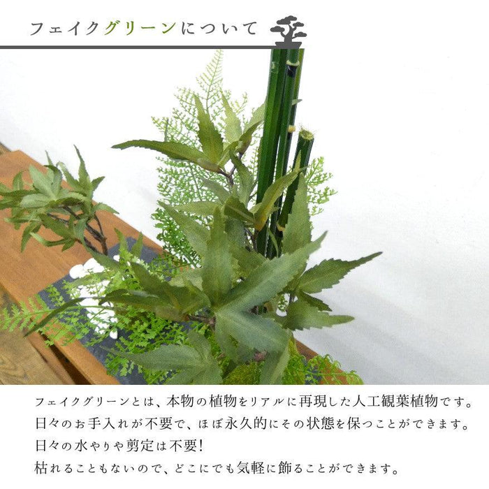 フェイクグリーンのため水やり不要です